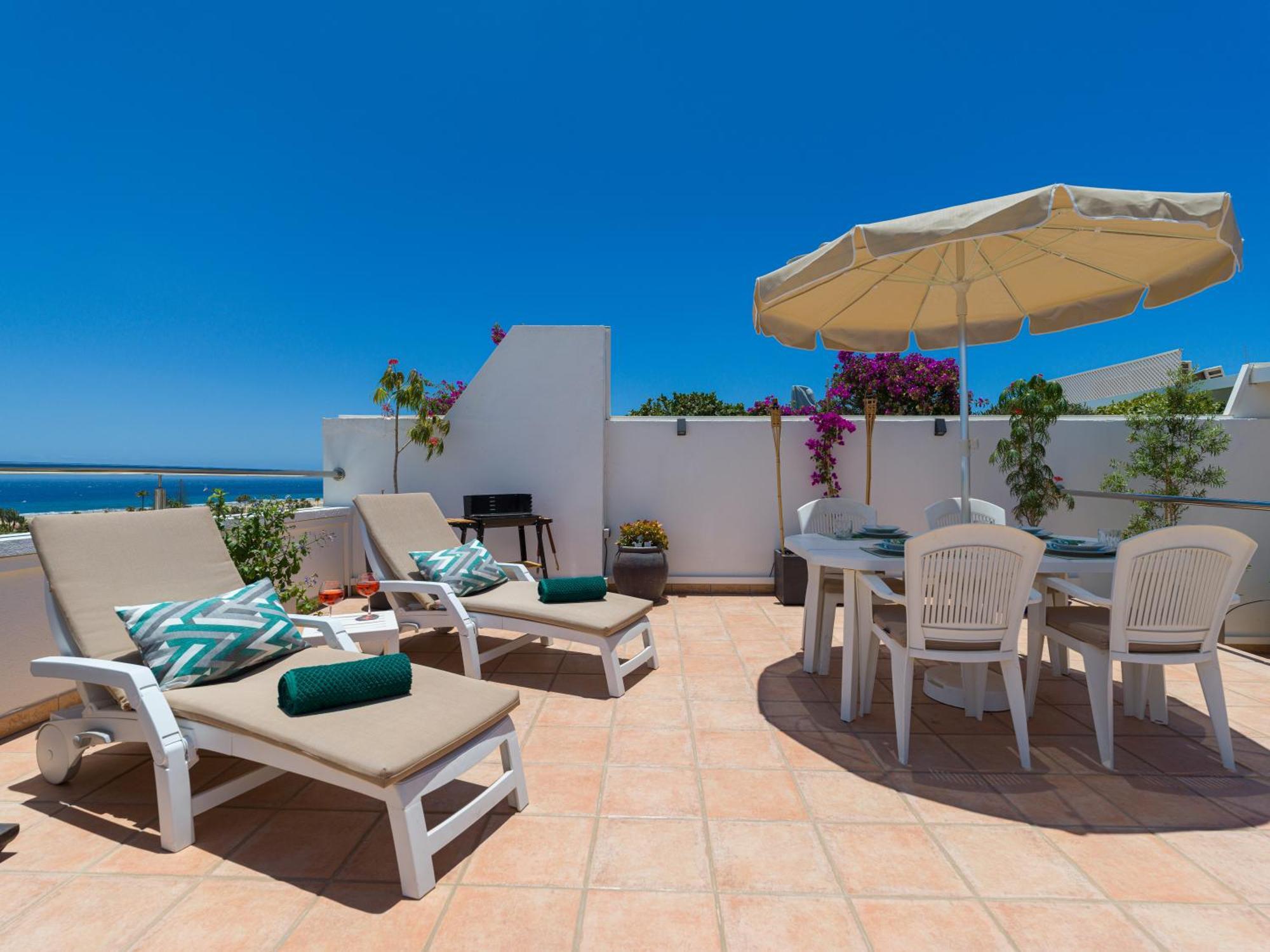 Casa Lex I Ocean & Sunrise Panorama I Steps From Dunes And Beach I Private 50 Sqm Terrace I Pool ماسبالوماس المظهر الخارجي الصورة
