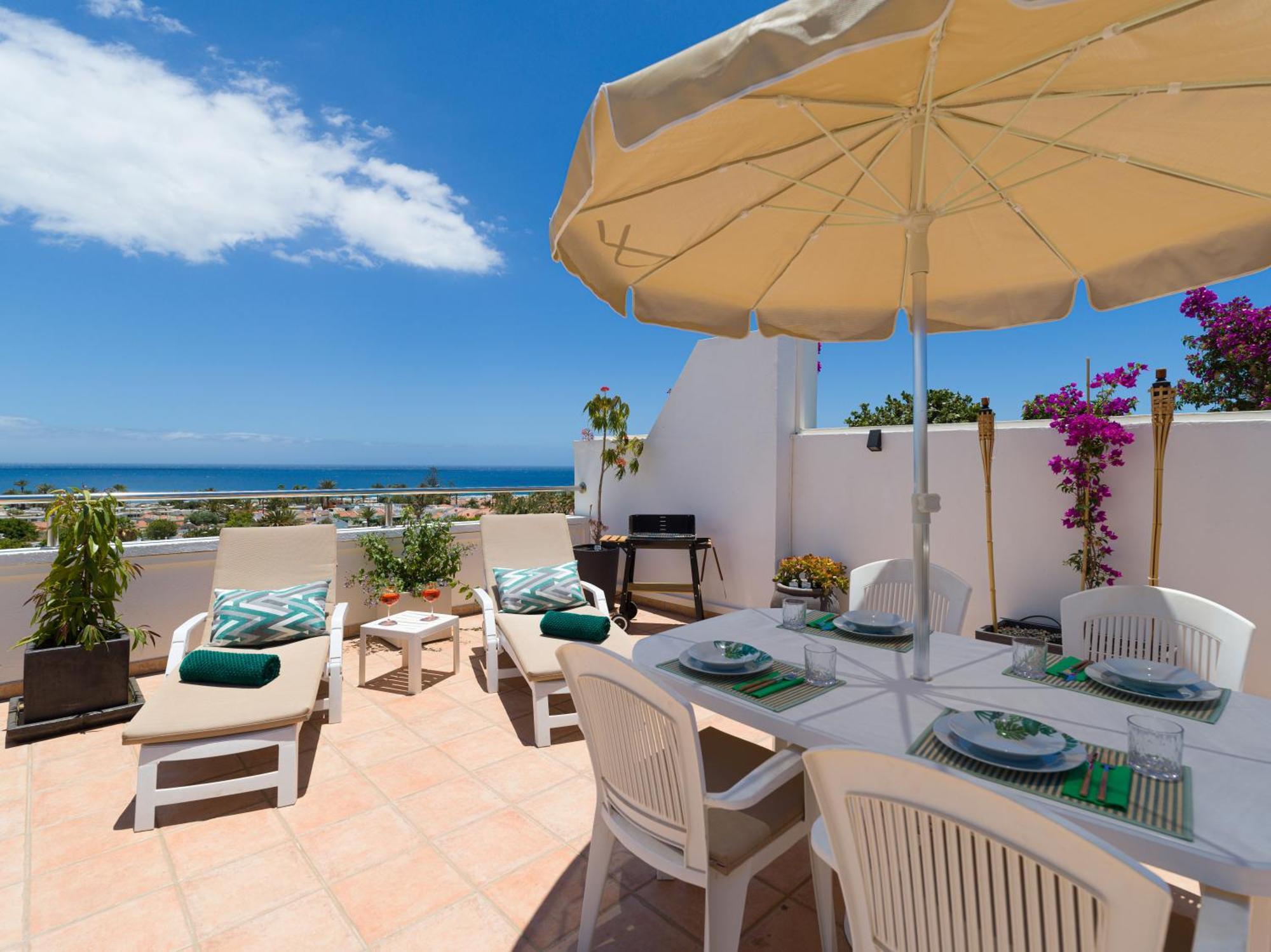 Casa Lex I Ocean & Sunrise Panorama I Steps From Dunes And Beach I Private 50 Sqm Terrace I Pool ماسبالوماس المظهر الخارجي الصورة