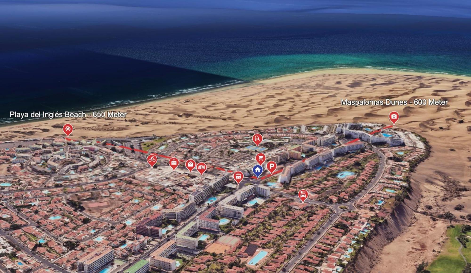 Casa Lex I Ocean & Sunrise Panorama I Steps From Dunes And Beach I Private 50 Sqm Terrace I Pool ماسبالوماس المظهر الخارجي الصورة